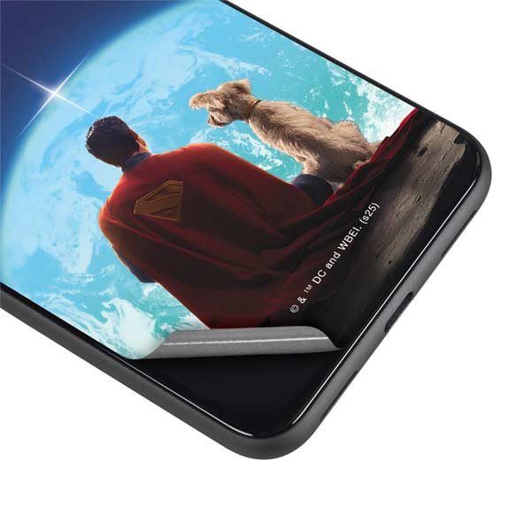 Superman 2025 Superman & Krypto watch the Earth Google Pixel 4 Skin