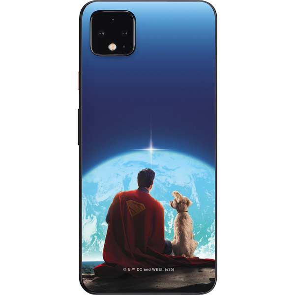 Superman 2025 Superman & Krypto watch the Earth Google Pixel 4 XL Skin