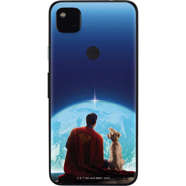 Superman 2025 Superman & Krypto watch the Earth Google Pixel 4a Skin