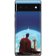 Superman 2025 Superman & Krypto watch the Earth Google Pixel 6 Skin