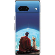 Superman 2025 Superman & Krypto watch the Earth Google Pixel 7 Skin