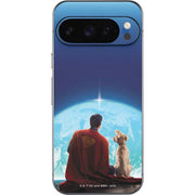 Superman 2025 Superman & Krypto watch the Earth Google Pixel 9 Pro Skin