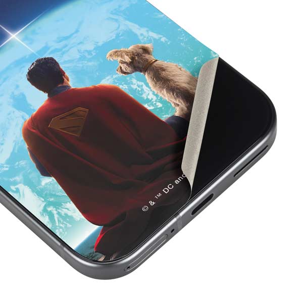 Superman 2025 Superman & Krypto watch the Earth Google Pixel 9 Pro Skin