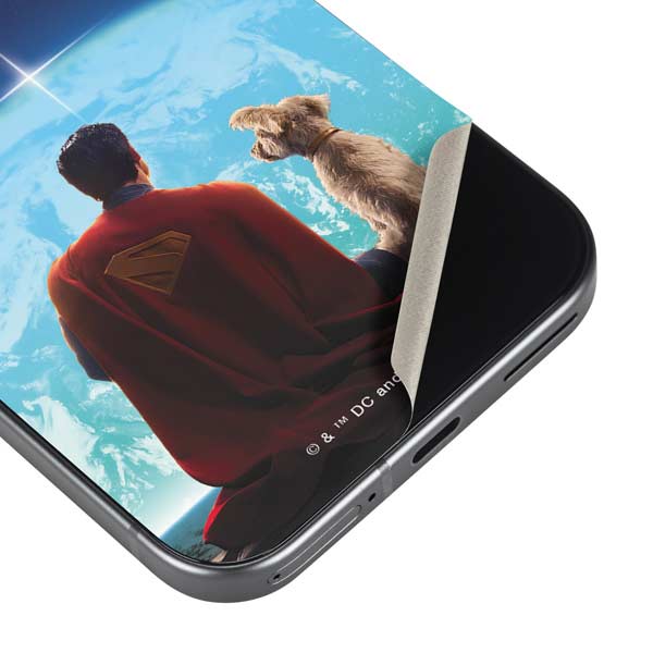 Superman 2025 Superman & Krypto watch the Earth Google Pixel 9 Pro XL Skin