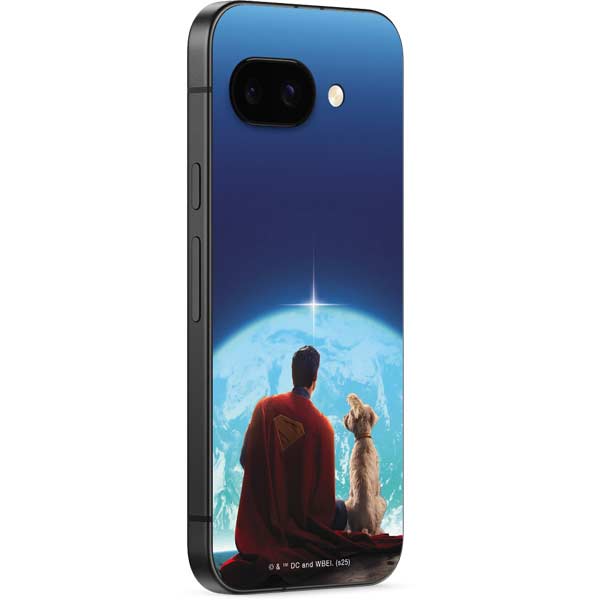 Superman 2025 Superman & Krypto watch the Earth Google Pixel 9a Skin
