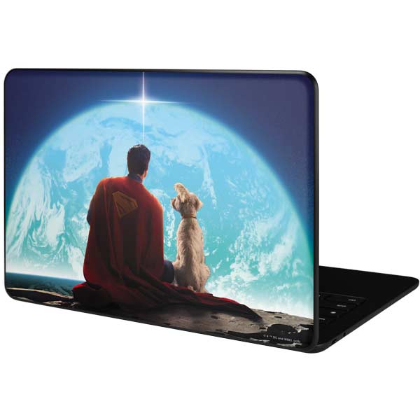 Superman 2025 Superman & Krypto watch the Earth Google Pixelbook Go Skin