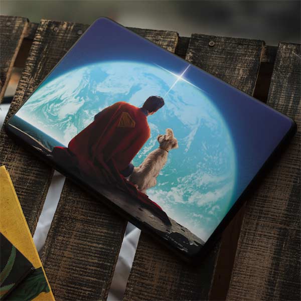 Superman 2025 Superman & Krypto watch the Earth Google Pixelbook Go Skin