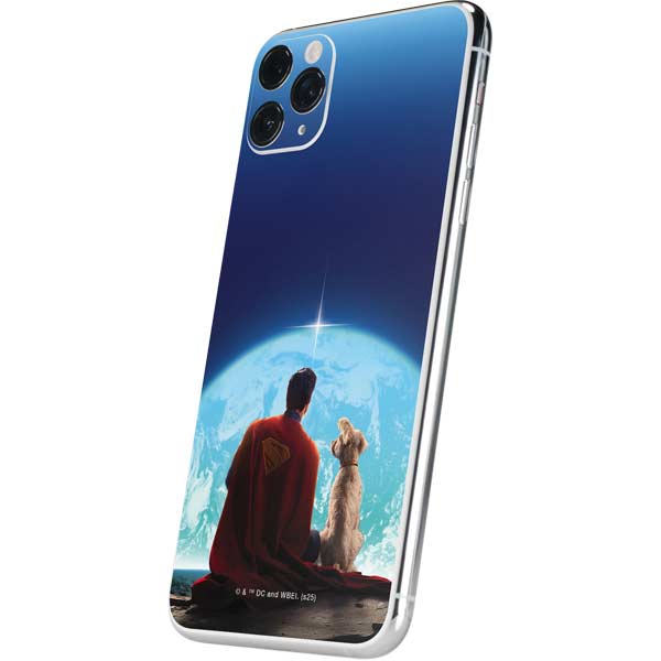 Superman 2025 Superman & Krypto watch the Earth iPhone 11 Pro Max Skin