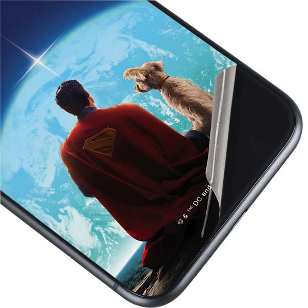 Superman 2025 Superman & Krypto watch the Earth iPhone 11 Skin