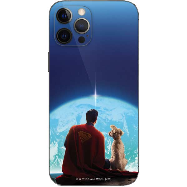 Superman 2025 Superman & Krypto watch the Earth iPhone 12 Pro Max Skin