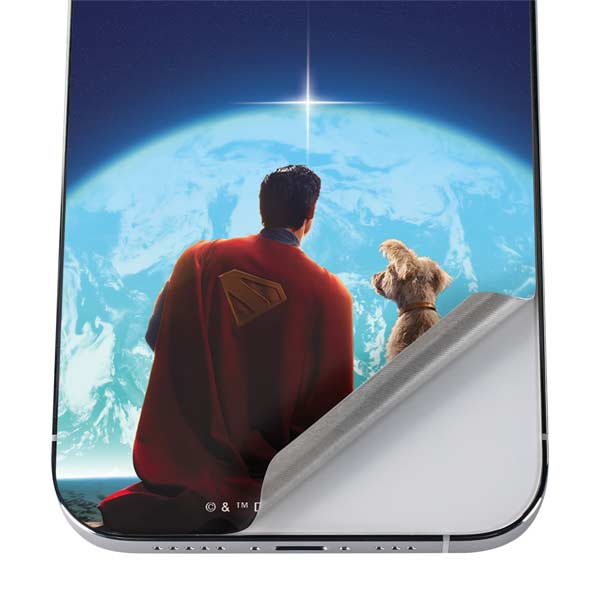 Superman 2025 Superman & Krypto watch the Earth iPhone 12 Pro Max Skin