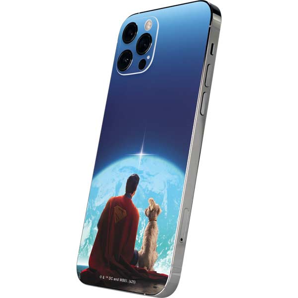 Superman 2025 Superman & Krypto watch the Earth iPhone 12 Pro Skin