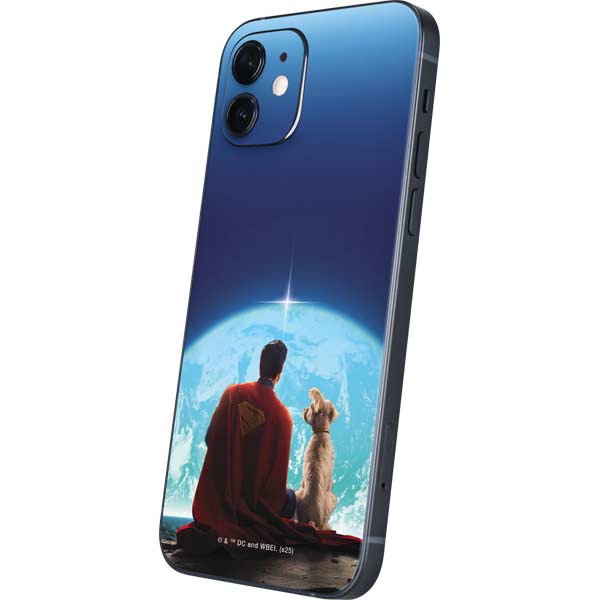 Superman 2025 Superman & Krypto watch the Earth iPhone 12 Skin