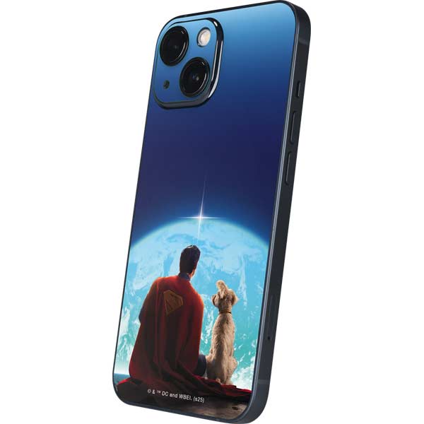 Superman 2025 Superman & Krypto watch the Earth iPhone 13 Mini Skin