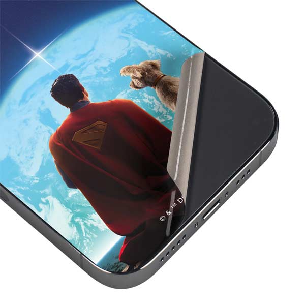 Superman 2025 Superman & Krypto watch the Earth iPhone 13 Pro Max Skin