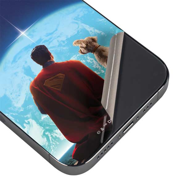 Superman 2025 Superman & Krypto watch the Earth iPhone 16 Pro Max Skin