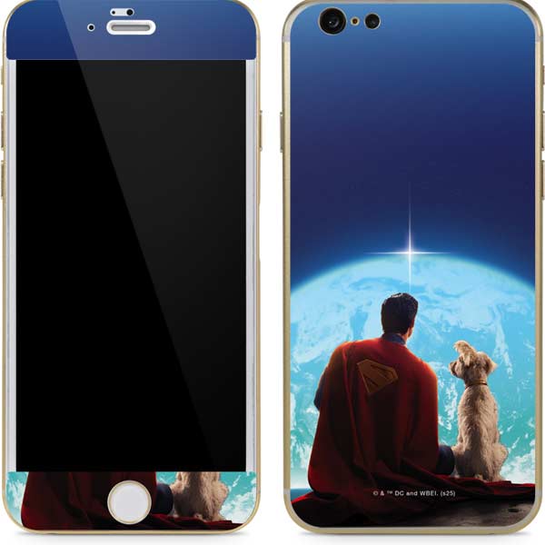 Superman 2025 Superman & Krypto watch the Earth iPhone 6/6s Skin