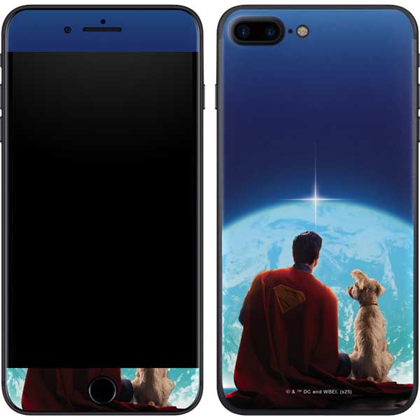 Superman 2025 Superman & Krypto watch the Earth iPhone 7 Plus Skin