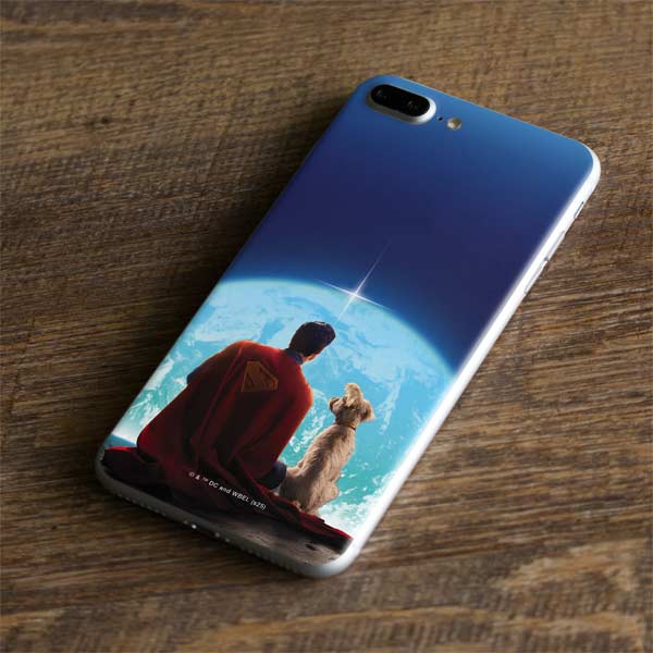 Superman 2025 Superman & Krypto watch the Earth iPhone 7 Plus Skin