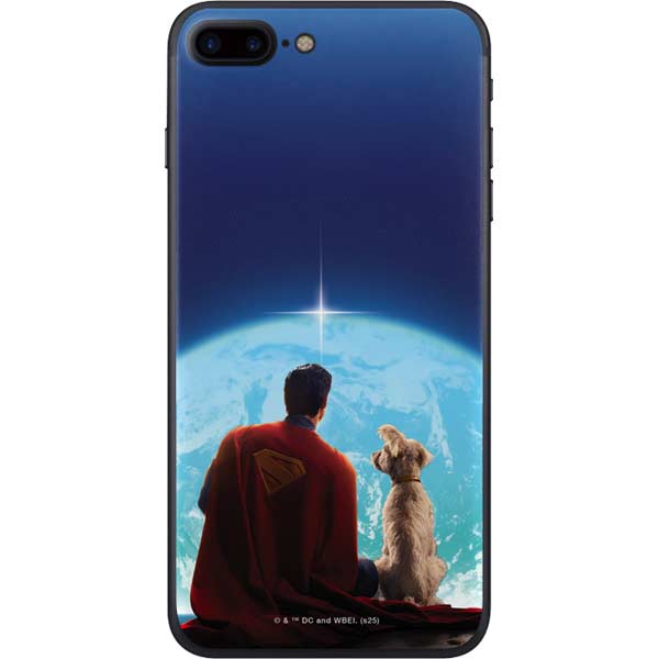 Superman 2025 Superman & Krypto watch the Earth iPhone 8 Plus Skin
