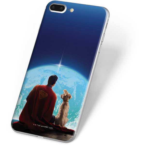 Superman 2025 Superman & Krypto watch the Earth iPhone 8 Plus Skin