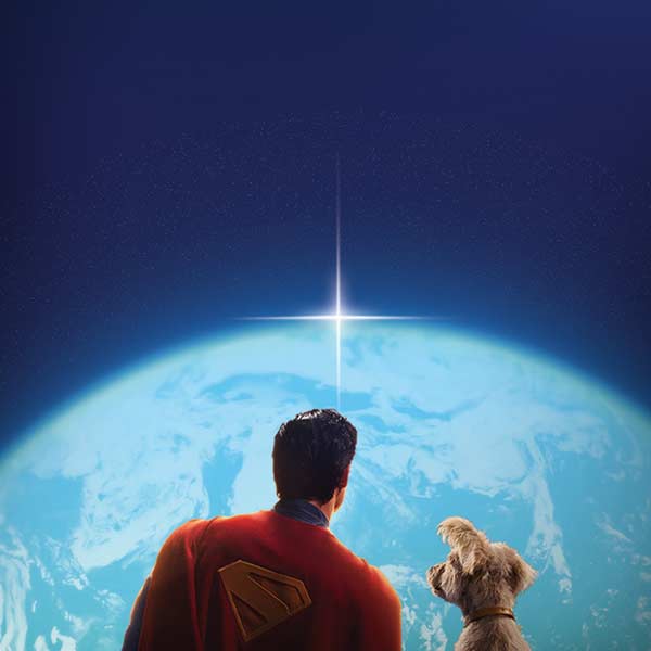 Superman 2025 Superman & Krypto watch the Earth iPhone X Skin