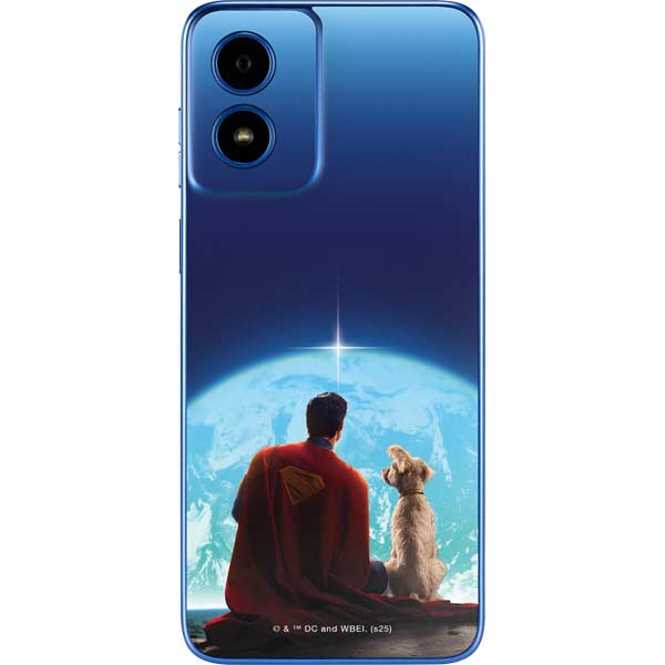 Superman 2025 Superman & Krypto watch the Earth Moto G Play 4G (2024) Skin