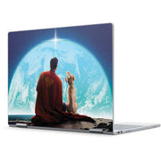 Superman 2025 Superman & Krypto watch the Earth Pixelbook Skin