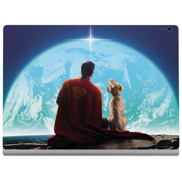Superman 2025 Superman & Krypto watch the Earth Surface Book 2 13.5in Skin