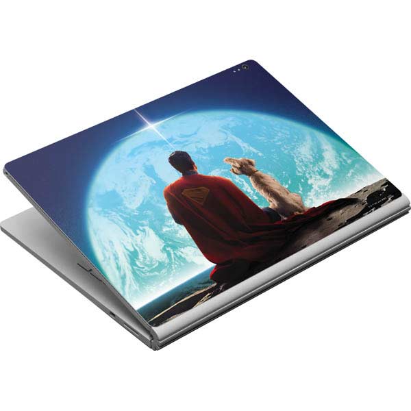 Superman 2025 Superman & Krypto watch the Earth Surface Book Skin