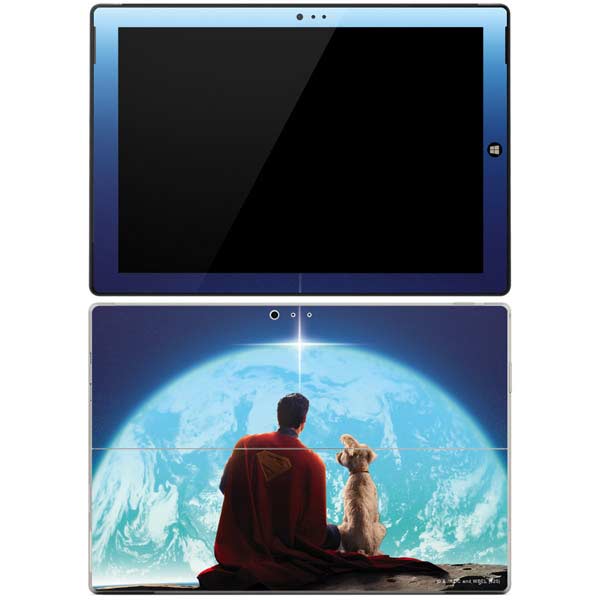 Superman 2025 Superman & Krypto watch the Earth Surface Pro 3 Skin