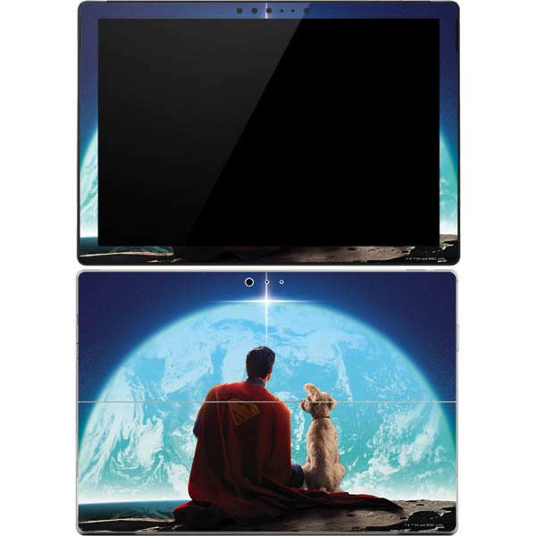 Superman 2025 Superman & Krypto watch the Earth Surface Pro 4 Skin