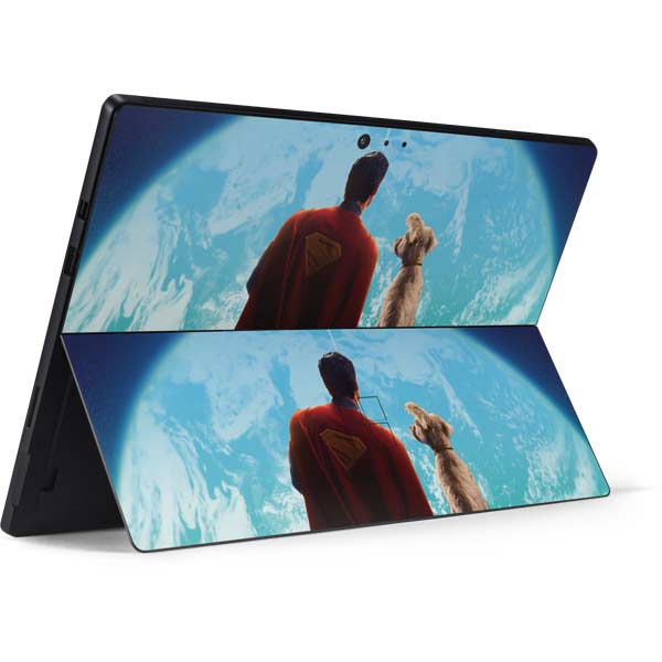 Superman 2025 Superman & Krypto watch the Earth Surface Pro 6 Skin