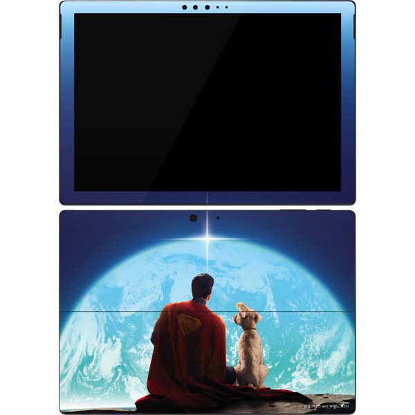 Superman 2025 Superman & Krypto watch the Earth Surface Pro 7 Skin