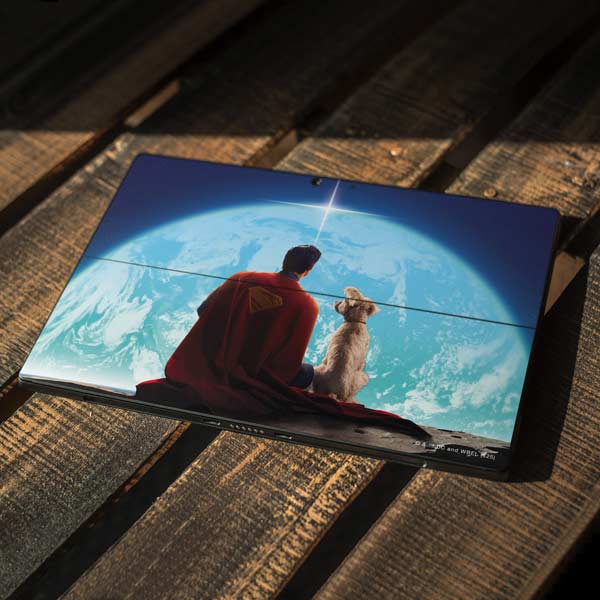Superman 2025 Superman & Krypto watch the Earth Surface Pro 7 Skin