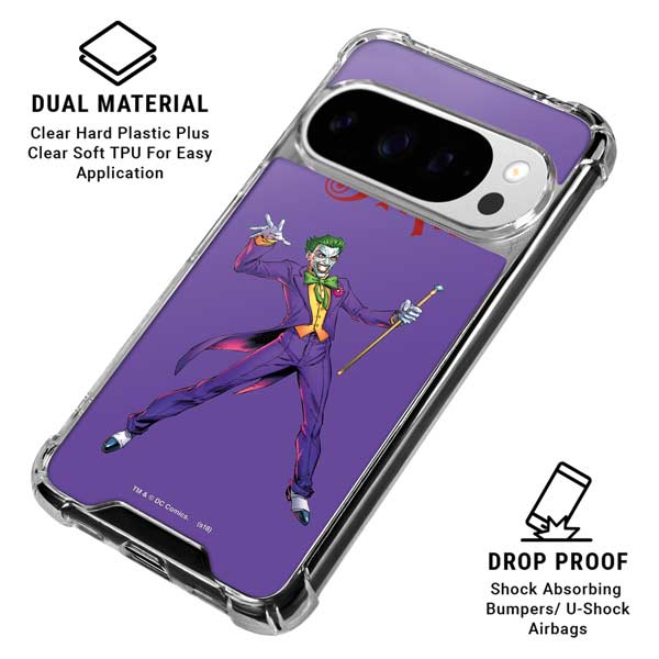 DC Comics The Joker Surprise - The Joker Google Pixel 10 Pro Clear Case