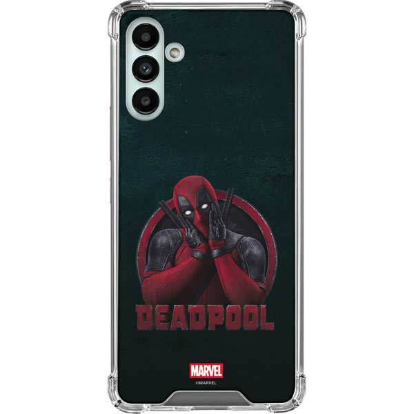 Marvel Deadpool Legacy Surprised Deadpool Galaxy A13 5G Clear Case