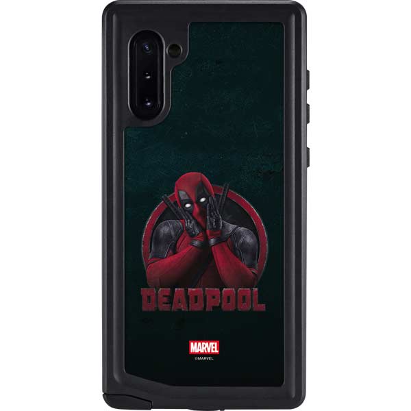 Marvel Deadpool Legacy Surprised Deadpool Galaxy Note 10 Waterproof Case