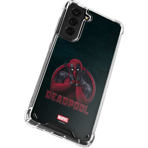 Marvel Deadpool Legacy Surprised Deadpool Galaxy S21 5G Clear Case