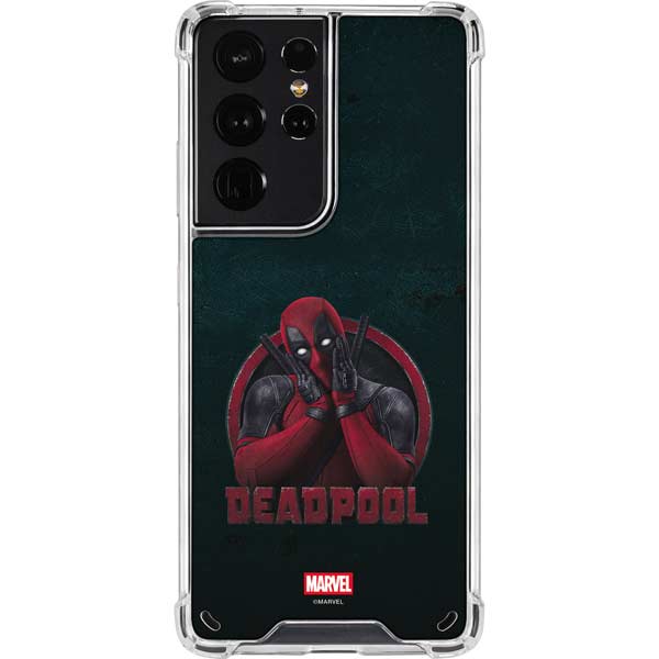 Marvel Deadpool Legacy Surprised Deadpool Galaxy S21 Ultra 5G Clear Case