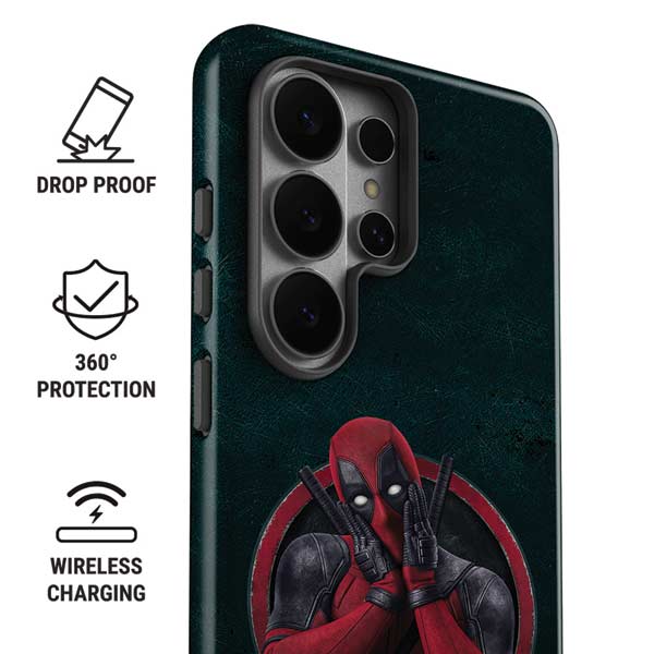 Marvel Deadpool Legacy Surprised Deadpool Galaxy S26 Ultra Impact Case