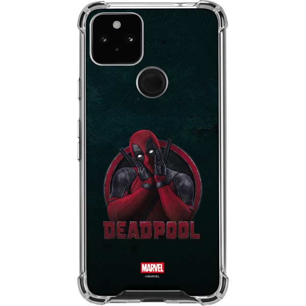 Marvel Deadpool Legacy Surprised Deadpool Google Pixel 4a 5G Clear Case