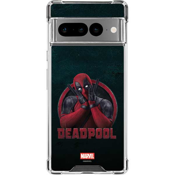 Marvel Deadpool Legacy Surprised Deadpool Google Pixel 7 Pro Clear Case