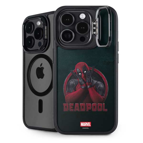 Marvel Deadpool Legacy Surprised Deadpool iPhone 14 Pro Kickstand Case