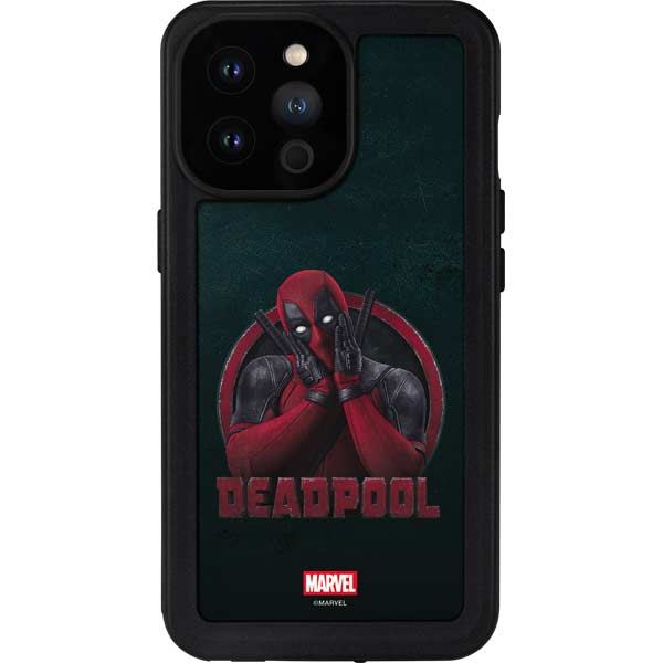 Marvel Deadpool Legacy Surprised Deadpool iPhone 14 Pro Max Waterproof Case