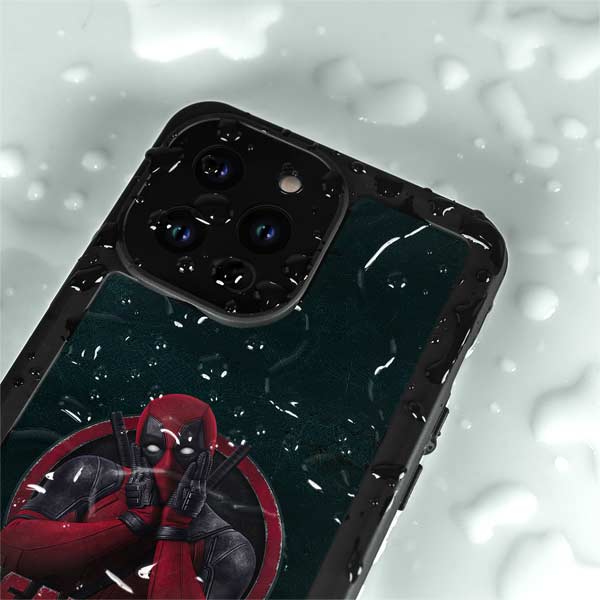 Marvel Deadpool Legacy Surprised Deadpool iPhone 14 Pro Max Waterproof Case