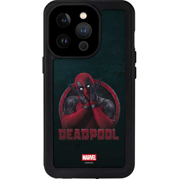 Marvel Deadpool Legacy Surprised Deadpool iPhone 14 Pro Waterproof Case