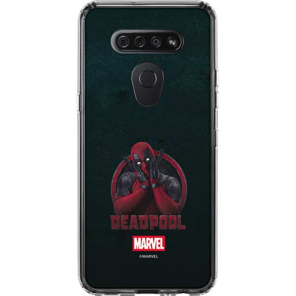 Marvel Deadpool Legacy Surprised Deadpool LG K51/Q51 Clear Case