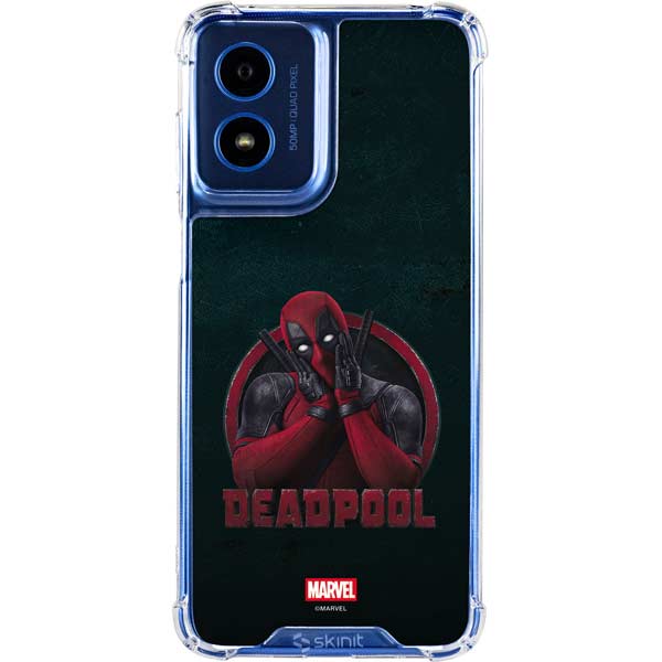 Marvel Deadpool Legacy Surprised Deadpool Moto G Play 4G (2024) Clear Case