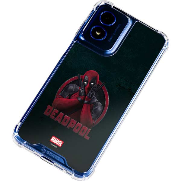 Marvel Deadpool Legacy Surprised Deadpool Moto G Play 4G (2024) Clear Case